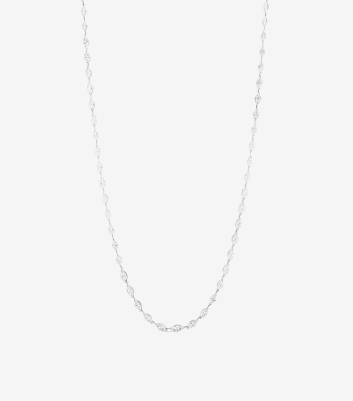 Prong Set Marquise , East West Setting Tennis Necklace